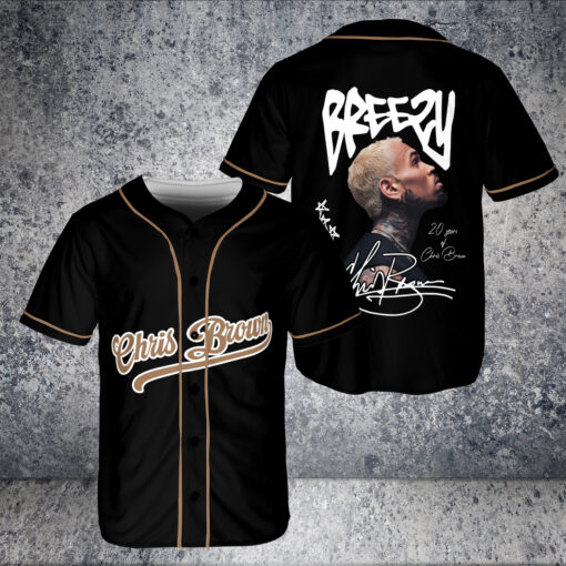 Chris Brown Breezy Jersey - Chris Brown Breezy Bowl Tour