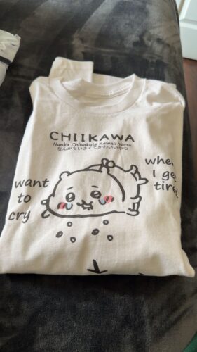 Cute Crying Chiikawa Shirt, Cute Japanese Anime Manga Inspired Shirt photo review