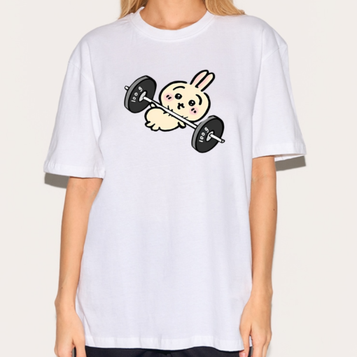 Funny Gym Usagi Shirt, Cute Japanese Anime Manga Inspired Shirt