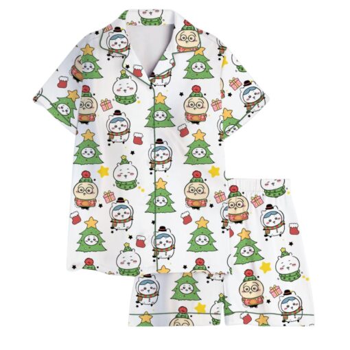 Cute Chiikawa Hachiware Usagi Christmas Pajamas