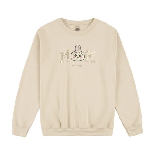 Custom Embroidered Usagi Shirt, Cute Gift for Mothers' Day