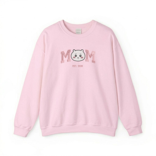 Custom Embroidered Chiikawa Shirt, Cute Gift for Mothers' Day