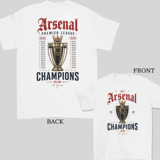 Double-sided Arsenal Champion Shirt, Football shirt for fans
