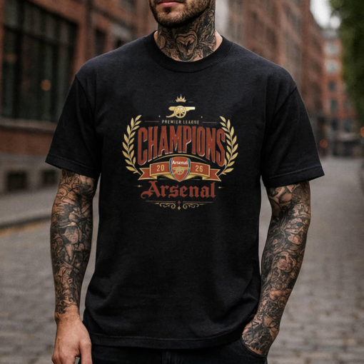 Arsenal Champion Shirts, North London Football Shirt, Soccer Fan Tee, Football Supporter Gift