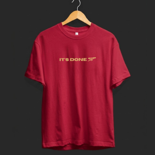 It's Done Champion Arsenal Shirts, North London Football Shirt, Soccer Fan Tee, Football Supporter Gift