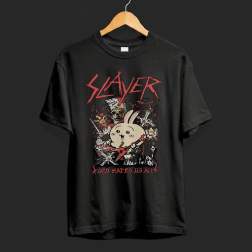 Usagi Metal God Hates Us All Shirt