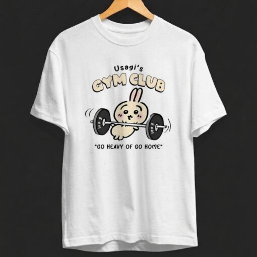 Usagi's Gym Go Heavy or Go Home Shirt