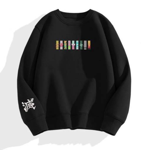 Subtle Embroidered Demon Slayer Hashira Shirt