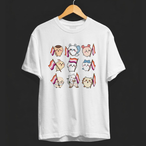 Custom Chiikawa Pride Flag Shirt