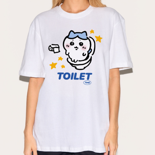 Cute Hachiware Toilet Shirt