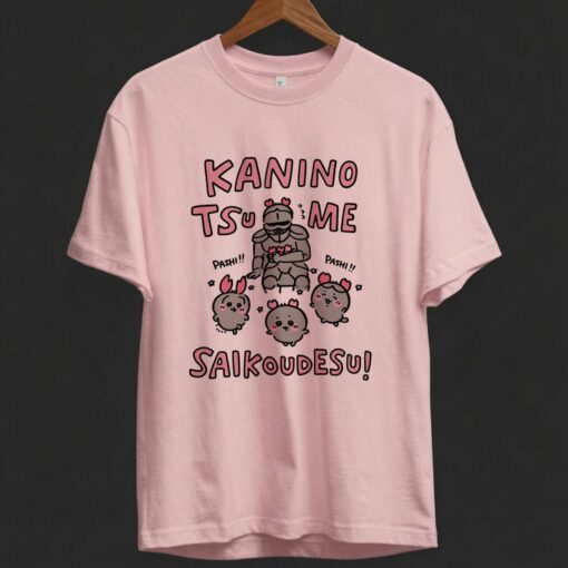 Chiikawa Hachiware Usagi Wearing Kani Headband Shirt