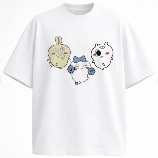 Funny Chiikawa Hachiware Usagi x Familyguys Shirt