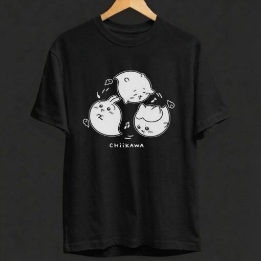 Cute Chiikawa Hachiware Usagi Ghost Halloween Shirt