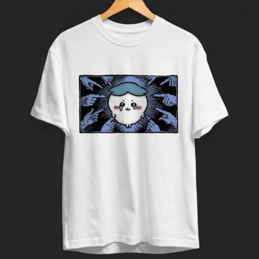Funny Hachiware Fingers Pointing Shirt