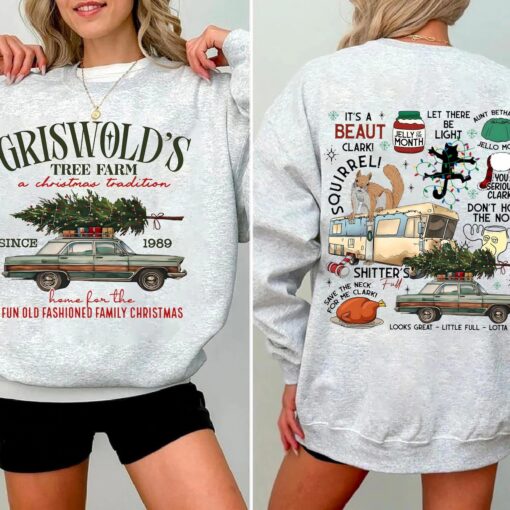 Double-sided Vintage Griswold Christmas Tree Farm We are back Shirt